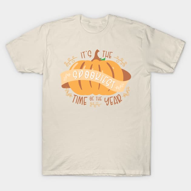 Spooky Pumpkin T-Shirt by RachelKrueger